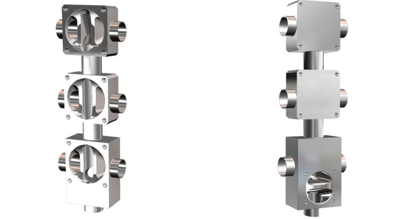 Kompakte Lösung: 7-fach Ring mit Robolux-Modulen. Bild: Bürkert Fluid Control Systems