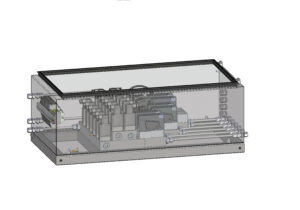 Bild 3:	Das individuelle Gasregelsystem aus einer Hand wird anschlussfertig geliefert und benötigt nur wenig Platz. (Quelle: Bürkert Fluid Control Systems)